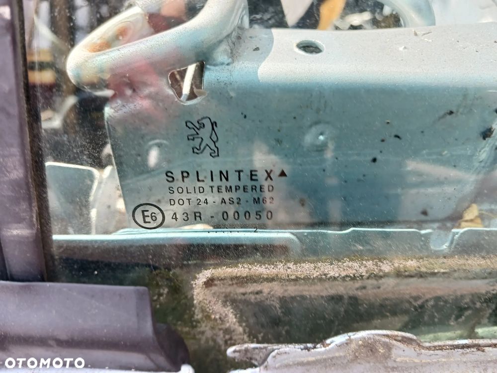 Podnośnik mechanizm podnoszenia szyby Peugeot 206 CC Cabrio przód przedniej tył tylnej prawej prawa tylna uchylnej pasażera kierowcy - 5