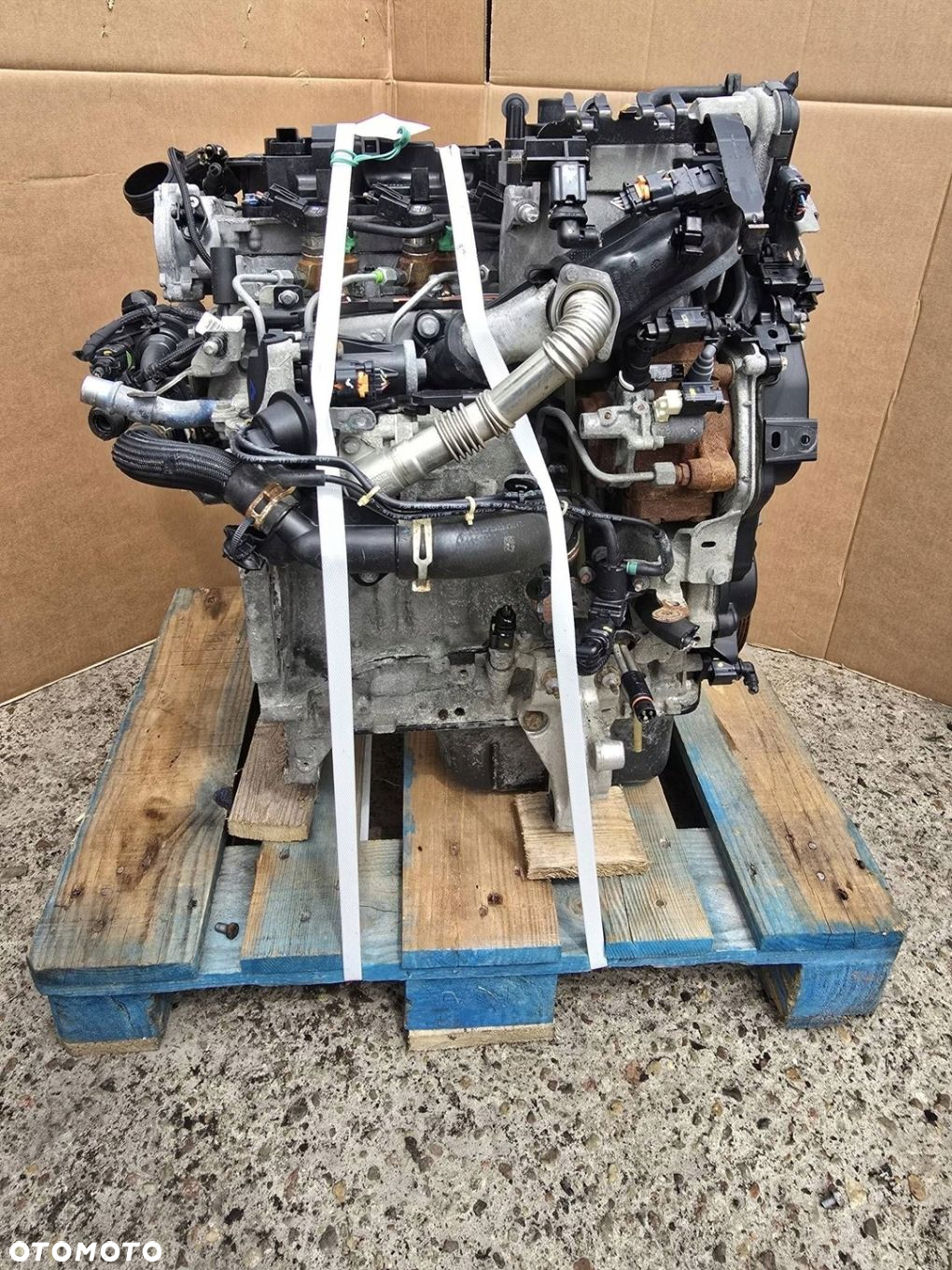SILNIK KOMPLETNY CITROEN PEUGEOT 9H05 10JBEU 1,6 EHDI NR MAG 440410M - 4