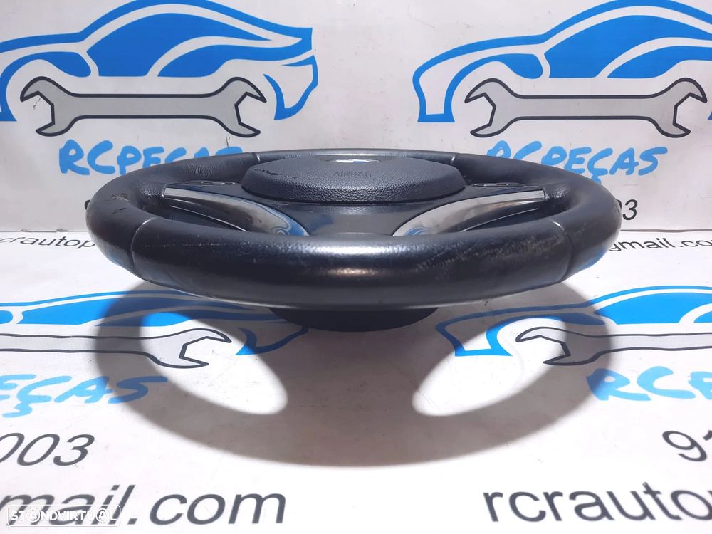 VOLANTE GUIADOR COMPLETO BMW SERIE 1 E81 SERIE 1 E87 E82 E88 SERIE 3 E90 E91 E92 E93 X1 E87 PELE AIRBAG COMANDOS MULTIFUNÇÕES CONTROLO - 7