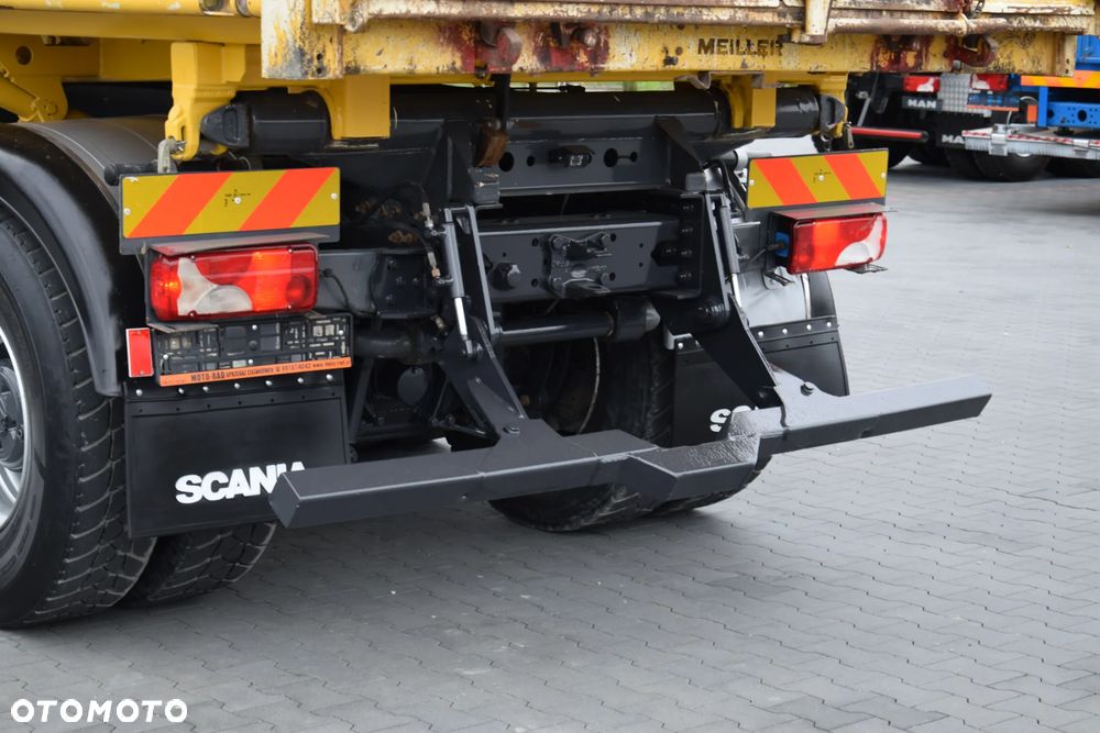 Scania P410 / 8x4 / EURO 6 / WYWROTKA / HYDROBURTA / AUTOMAT / KAMERA COFANIA / NAWIGACJA / HAK / NISKI PRZEBIEG / SERWISOWANY / SPROWADZONY - 12