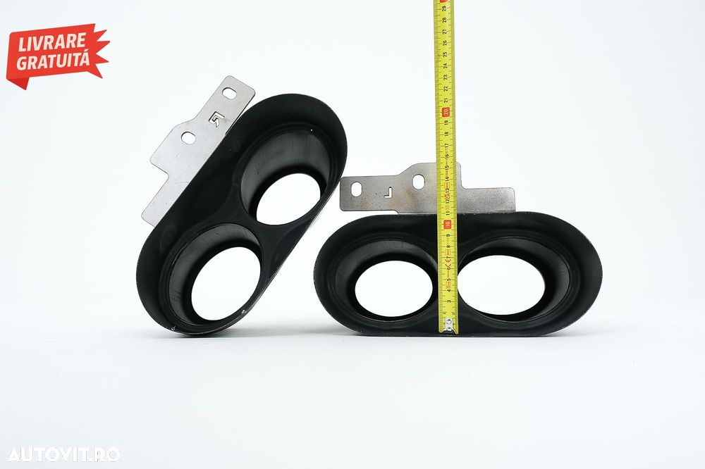 Difuzor Bara Spate si Ornamente Evacuare Audi A6 C8 4K Avant Sedan (2018-up) S6 De- livrare gratuita - 10