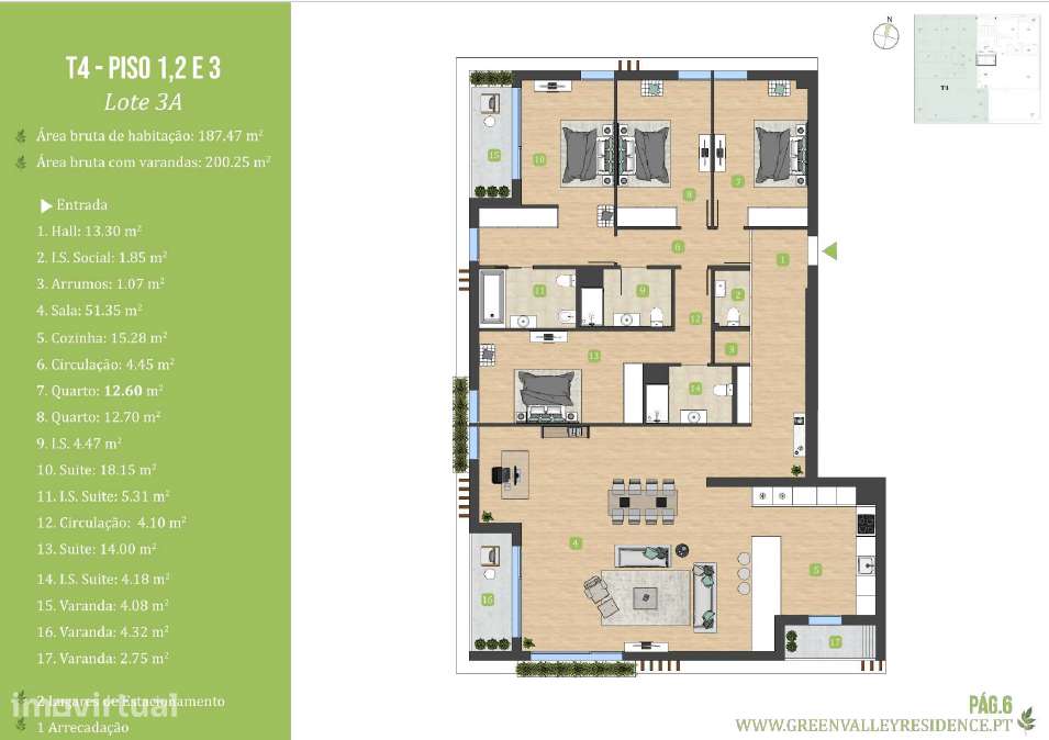 Magnífico Apartamento T4 | Oeiras - Grande imagem: 5/6
