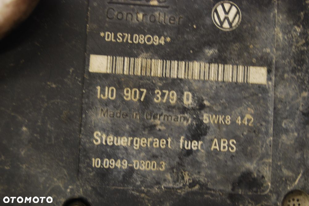 POMPA ABS + STEROWNIK 1J0614117B VW GOLF IV 1.4 16V SEAT SKODA AUDI - 5