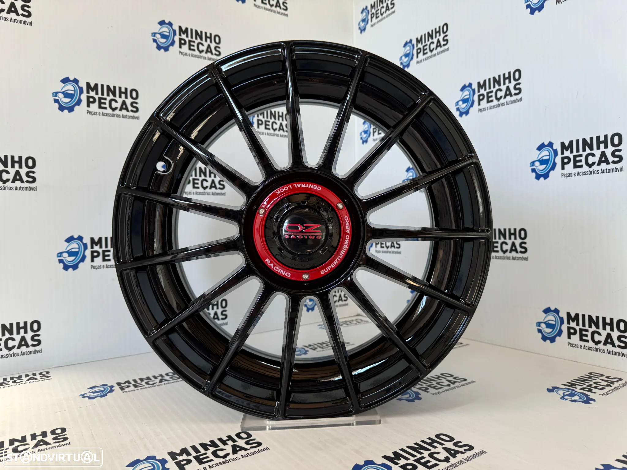 Jantes Look OZ Superturismo Aero em 17 (5x100/112) Preto Brilho - 8