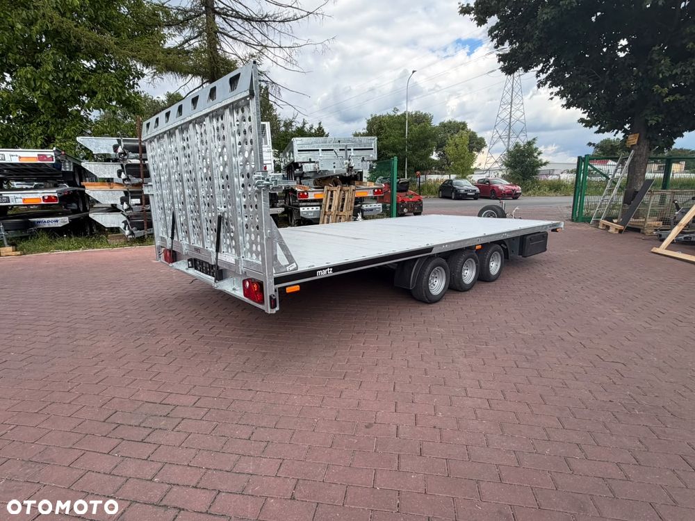 Martz Laweta Martz GT Universal 500/3 podłoga ALU DMC 3,5T 3 osie  koparka walec quad WYPRZEDAŻ - 1
