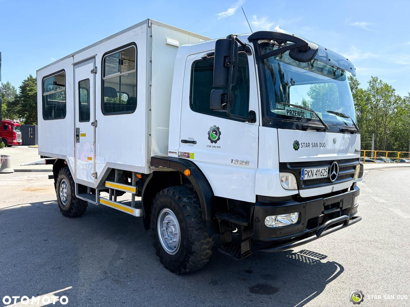 Mercedes-Benz ATEGO 1326 AF 4x4 Brygadówka Kamper Przewóz Osób - 5