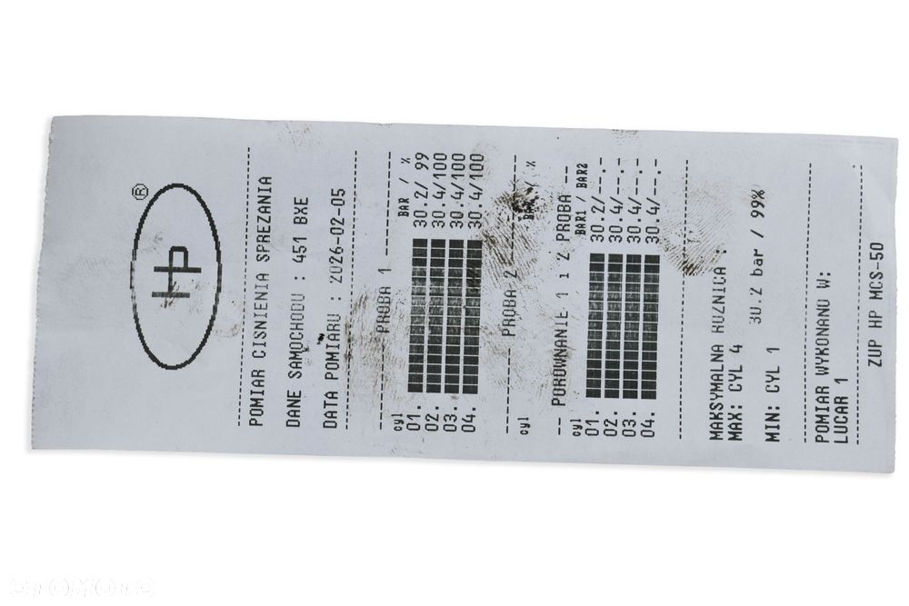 Silnik PASSAT B6 GOLF V TOURAN OCTAVIA II TOLEDO 1.9TDI 105KM BXE KOMPRESJA - 12