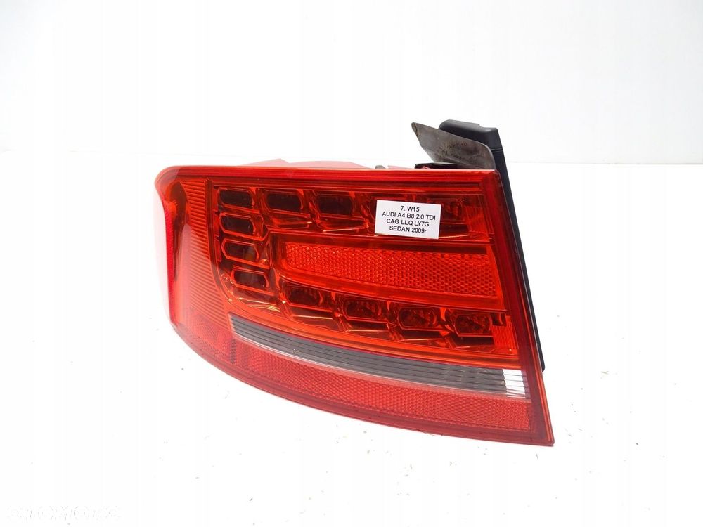 LAMPA LEWY TYŁ LEWA TYLNA 8K5945095B AUDI A4 B8 LED LEDOWA SEDAN - 1