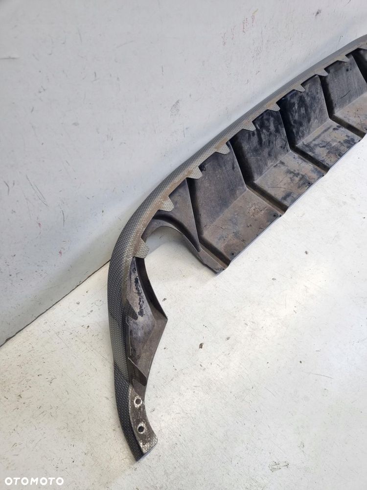 vw golf vii 7 gti lift rieger dyfuzor spoiler zderzak tył tylny carbon - 4