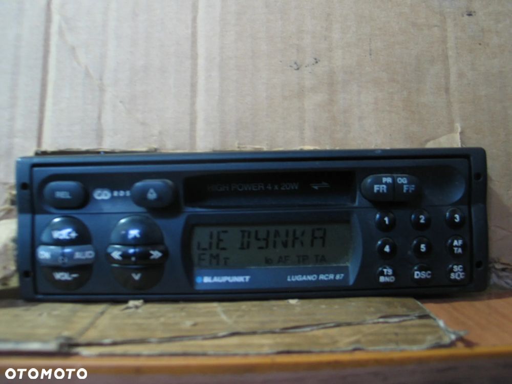 radio radioodtwarzacz blaupunkt lugano RCR 87 klasyk zabytek - 6