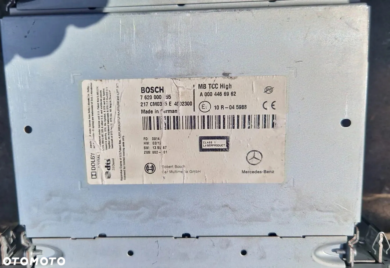 Radio A0004466662 A0004467662 Bosch Mercedes MP4 - 3