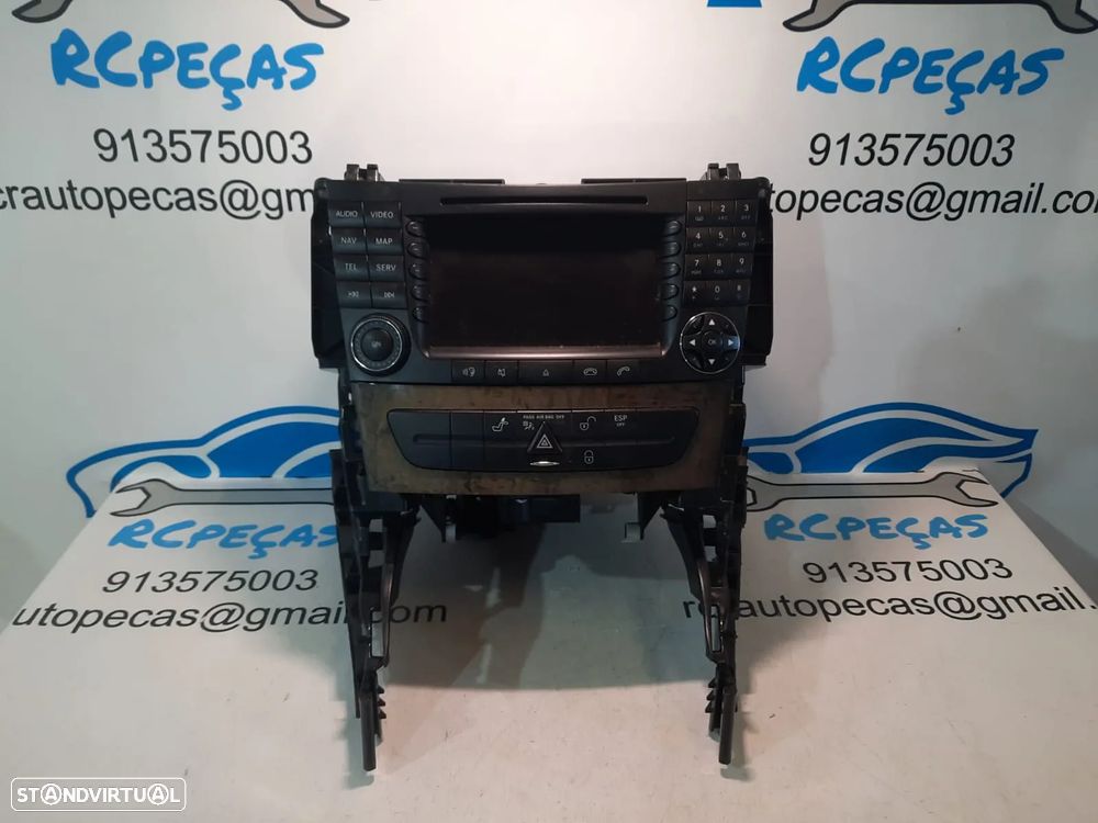 RADIO AUTORADIO LEITOR CD GPS MERCEDES BENZ CLASS CLS C219 W219 A2118203297 2118203297 70230153843843 0153843843 CLASS E W211 DISPLAY COMANDOS COMUTADOR PAINEL CONTROLO COMUNICAÇÃO - 6