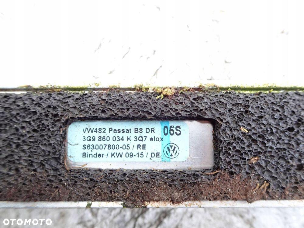 relingi dachowe kpl. volkswagen passat b8 3g9860033k - 9