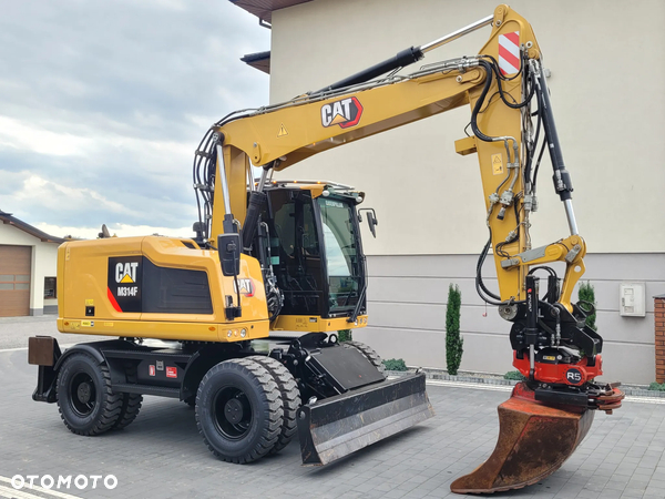 Caterpillar M314F / ROTOTILT ze szczypcami / SUPER STAN /