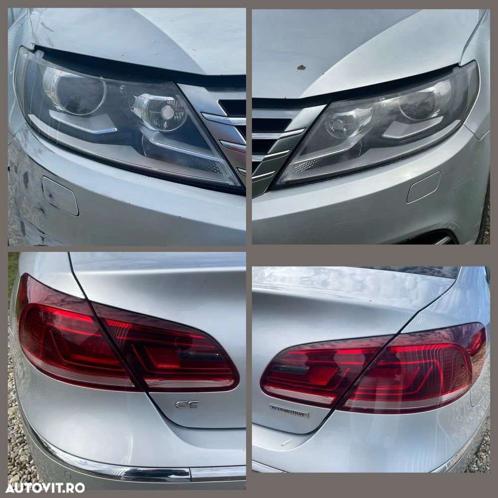 Piese Volkswagen VW Passat CC Bluemotion 2013 facelift 2.0tdi 140cp argintiu cod culoare 8E/A7W bixenon - 3