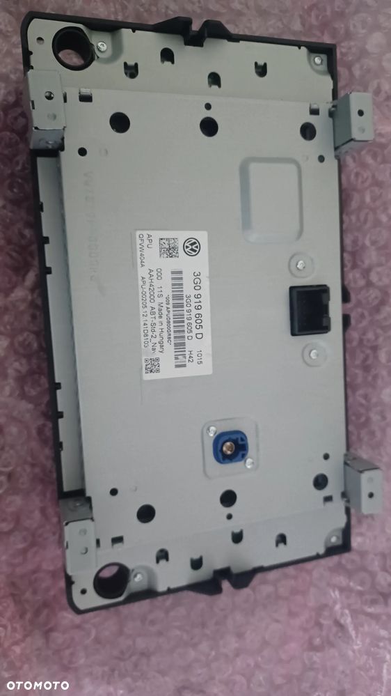 MONITOR VW PASSAT GOLF 3G0919605 D NOWY ORYGINAŁ - 1