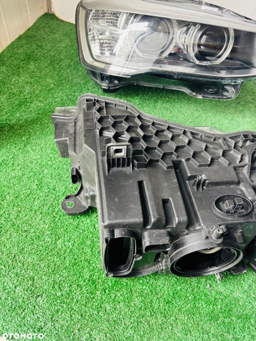 LAMPY PRZEDNIE REFLEKTORY BMW F25 X3 X4 LIFT BI XENON NIESKRĘTNY DEMONTAŻ - 6