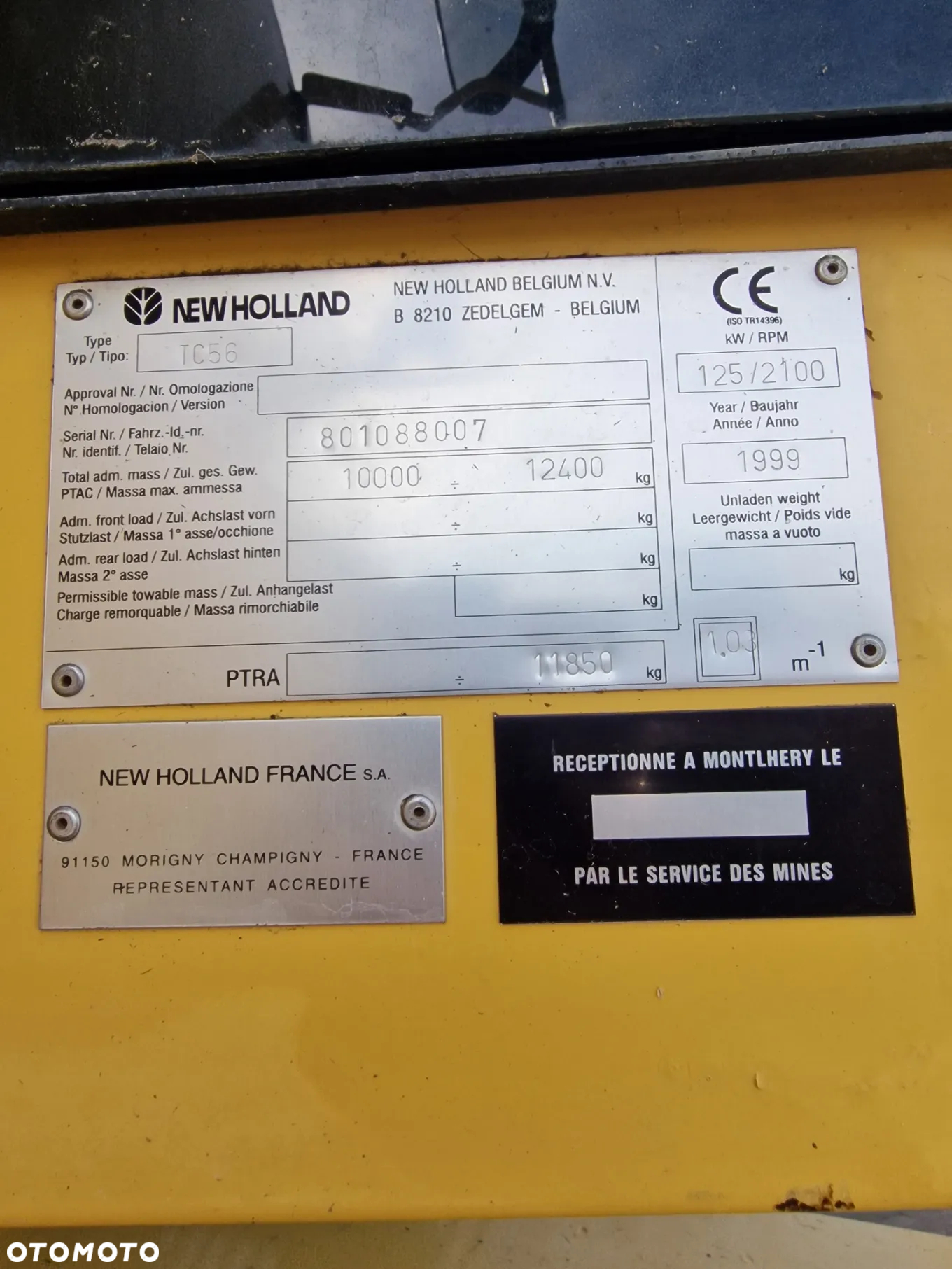 New Holland TC56, 4m, stół do rzepaku - 9