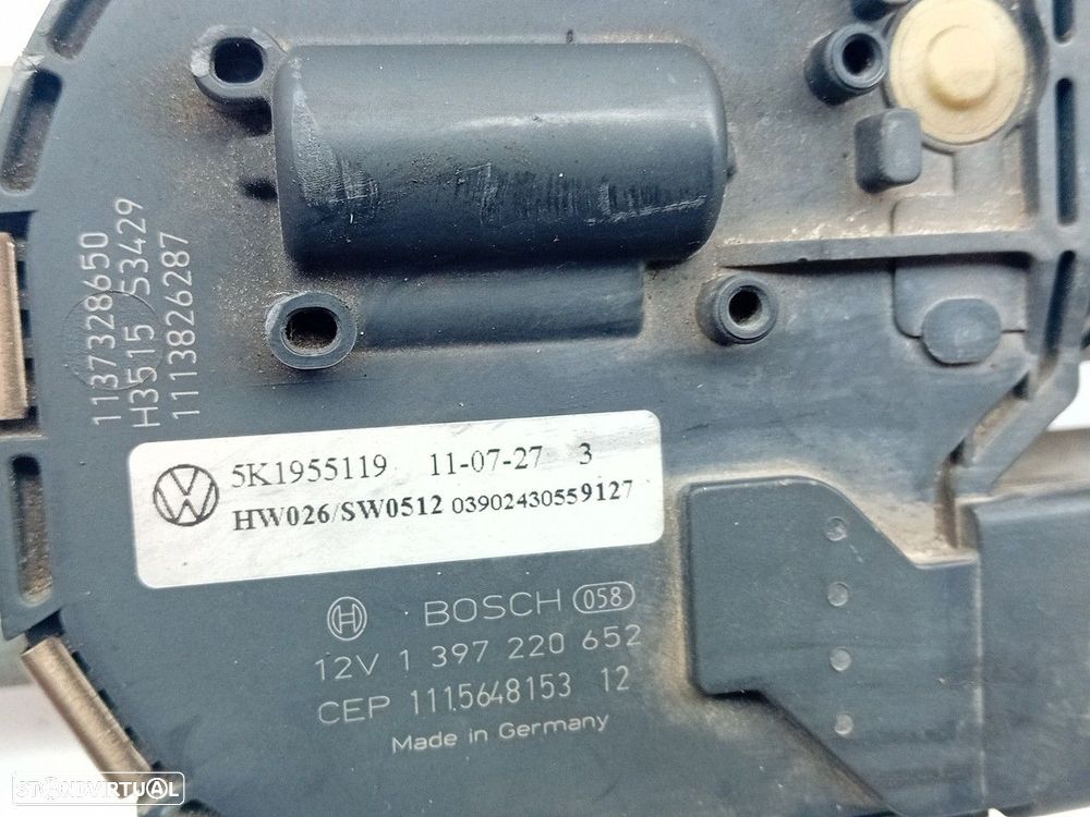 Motor limpa vidros frente VOLKSWAGEN Golf VI Variant (AJ5) - 4
