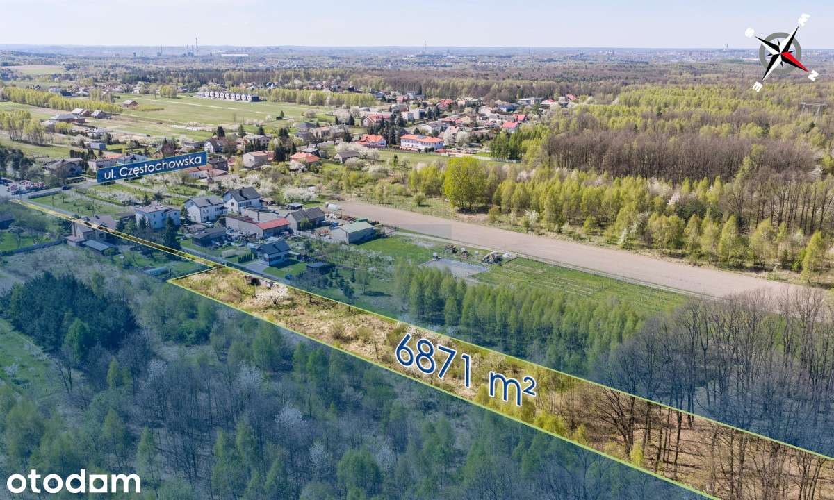 Jaskrów działka rolno-budowlana cisza spokój - Pełny obrazek: 4/5