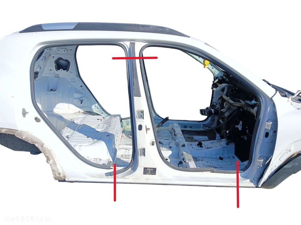 PRÓG PRAWY SŁUPEK B ŚRODKOWY DACIA SPRING (2021-2024) 33kW 45KM - 1