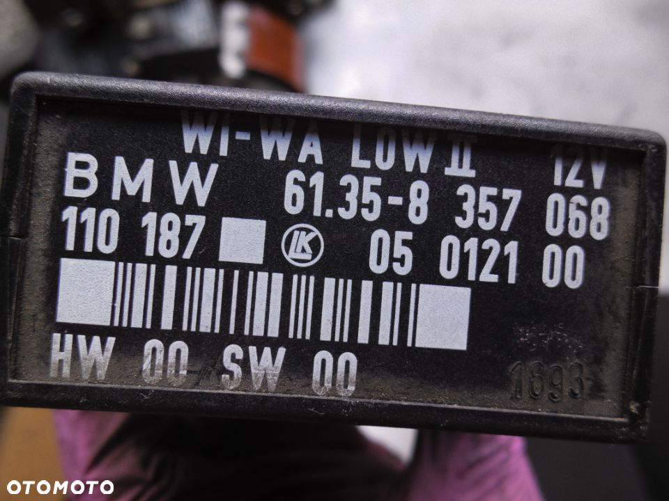STEROWNIK WYCIERACZEK BMW E36 61358357068 - 2