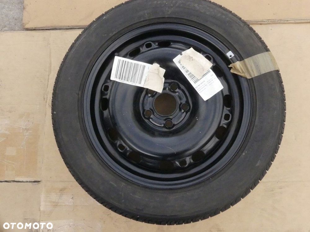 dw skoda rapid koło dojazdowe 6q0601027m opona bridgestone 195/55r15