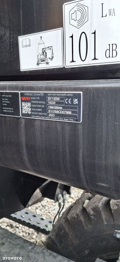 Sany SY155W Kołowa 3 Łyżki - 3