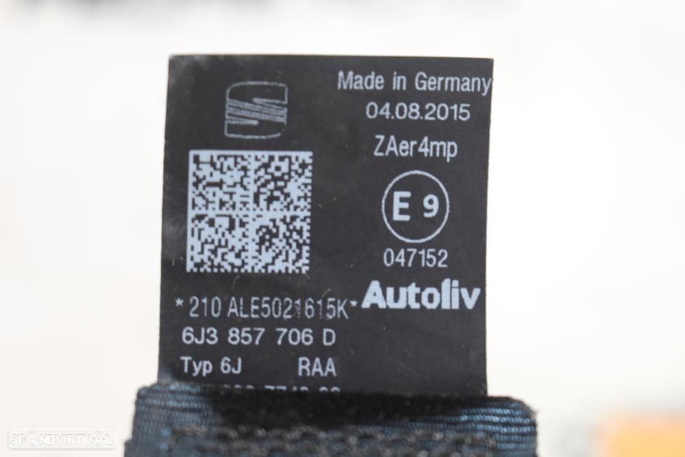 Cinto Frontal Direito Seat Ibiza Iv Sportcoupe (6J1, 6P5)  6J3857706d - 8