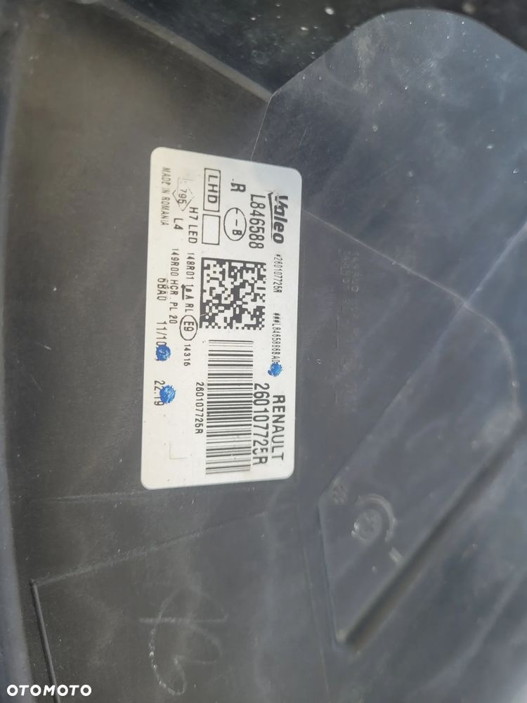 Dacia Duster III lampa przód prawa full led biala - 5