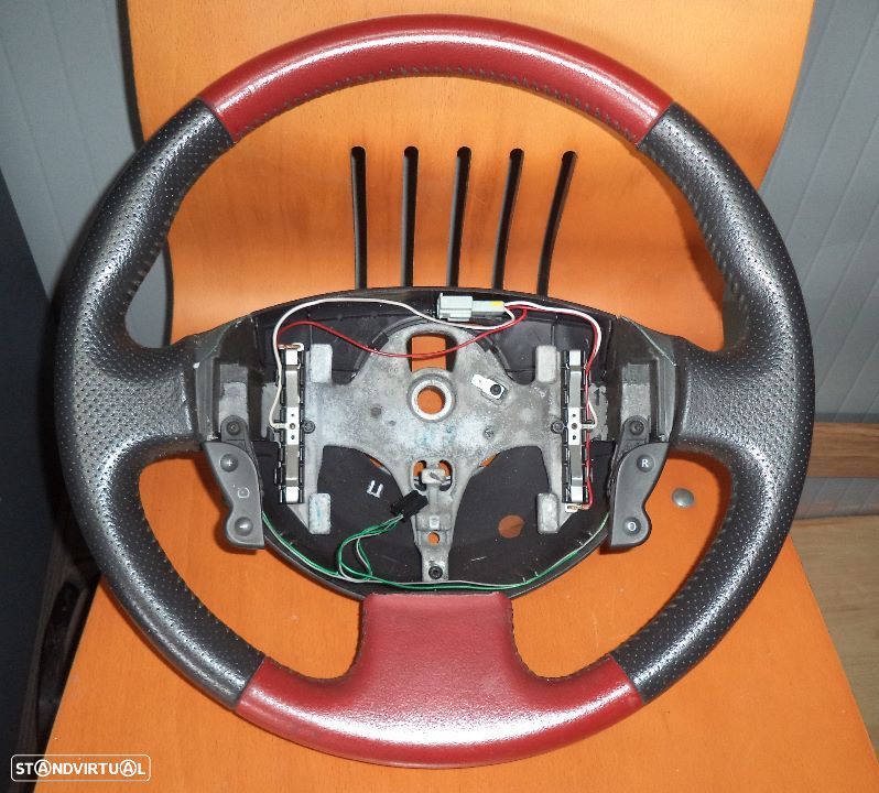 Volante Renault Megane II ano 2002 a 2008 (VERMELHO) - 1