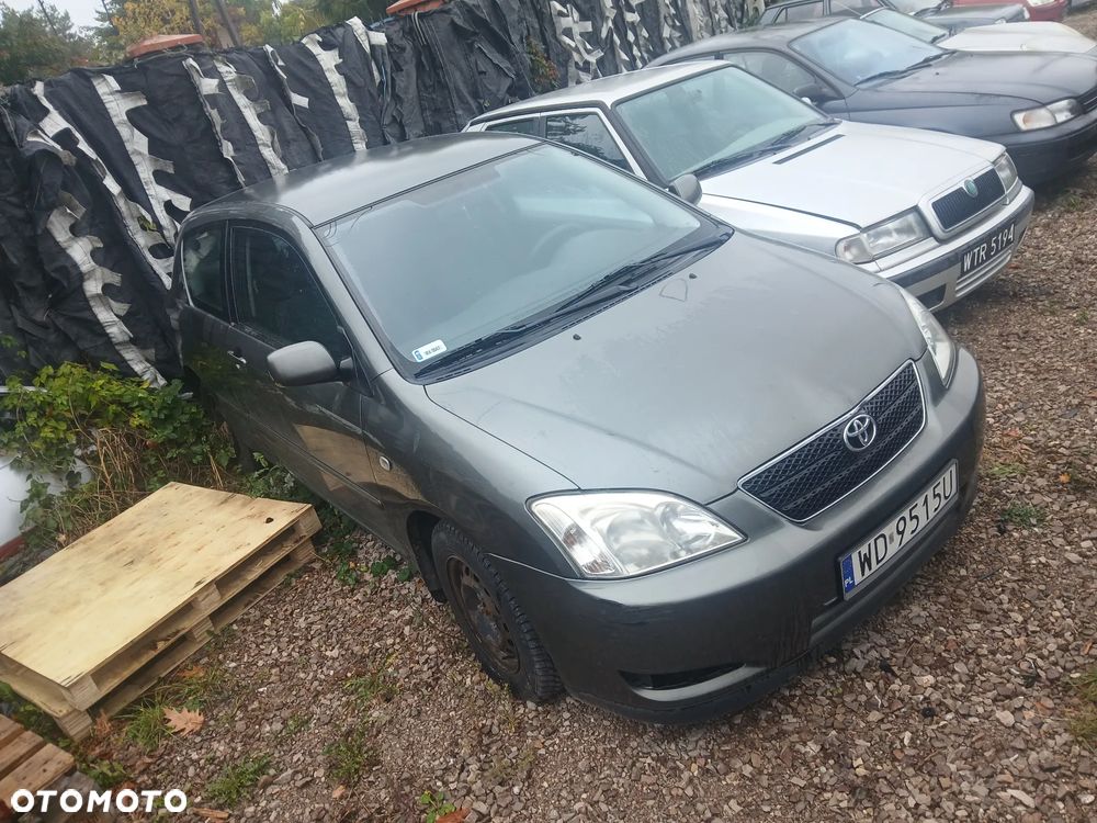 toyota corolla e12 1c3 maska zderzak lampa grill błotnik drzwi zbiornik paliwa szyba lusterko