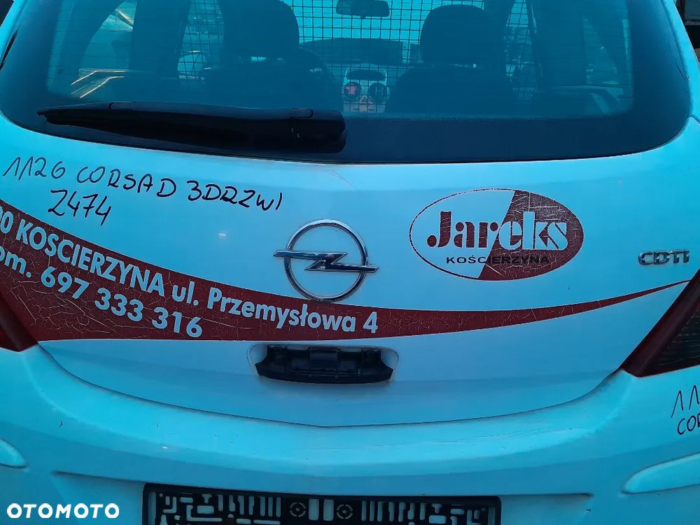 Klapa Tylna Tył Bagażnika Opel Corsa D HB 3Drzwi Z474 - 5