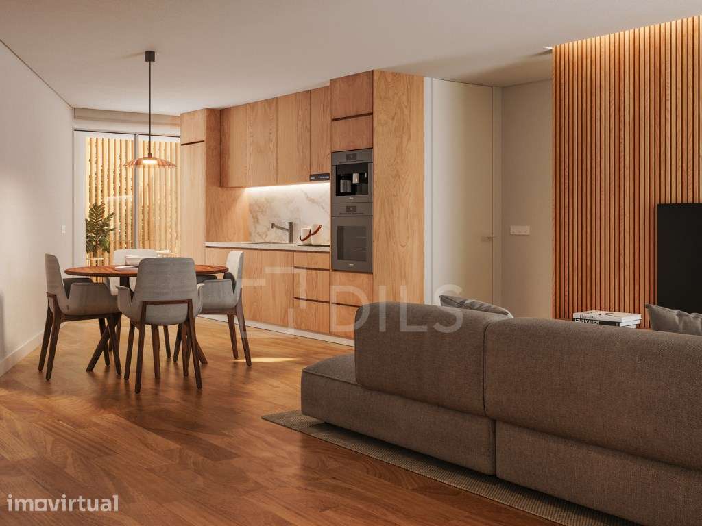 Apartamento T3 com varanda em novo empreendimento no Porto - Grande imagem: 2/46