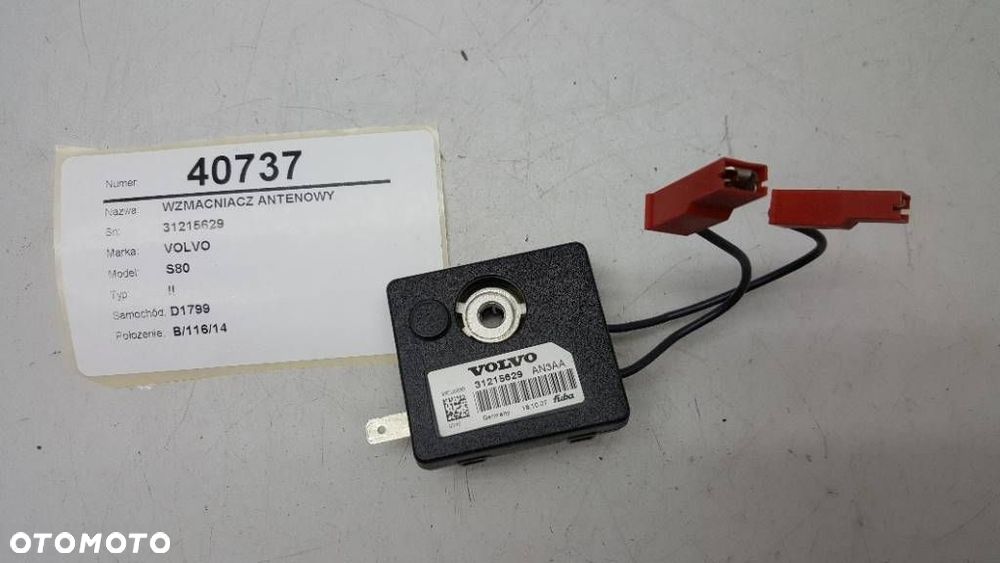 WZMACNIACZ ANTENY ANTENOWY 31215629 VOLVO S80 II - 3