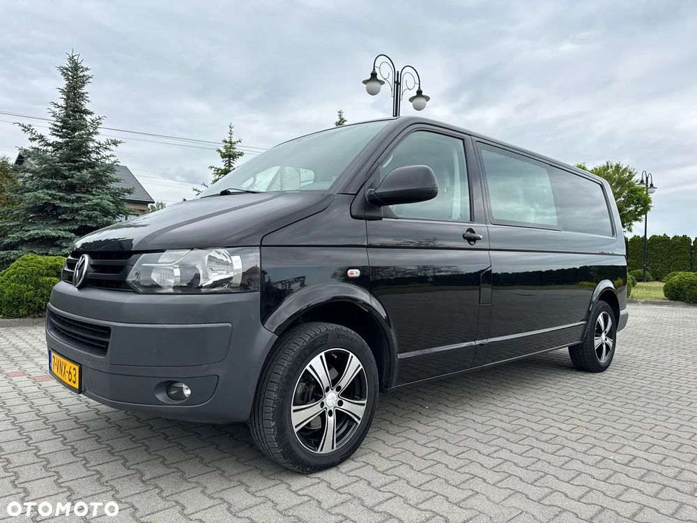 Volkswagen TRANSPORTER T5 LIFT L2H1 Long Klima Elektryka Navi Dubel Kabina Brygadówka - 1
