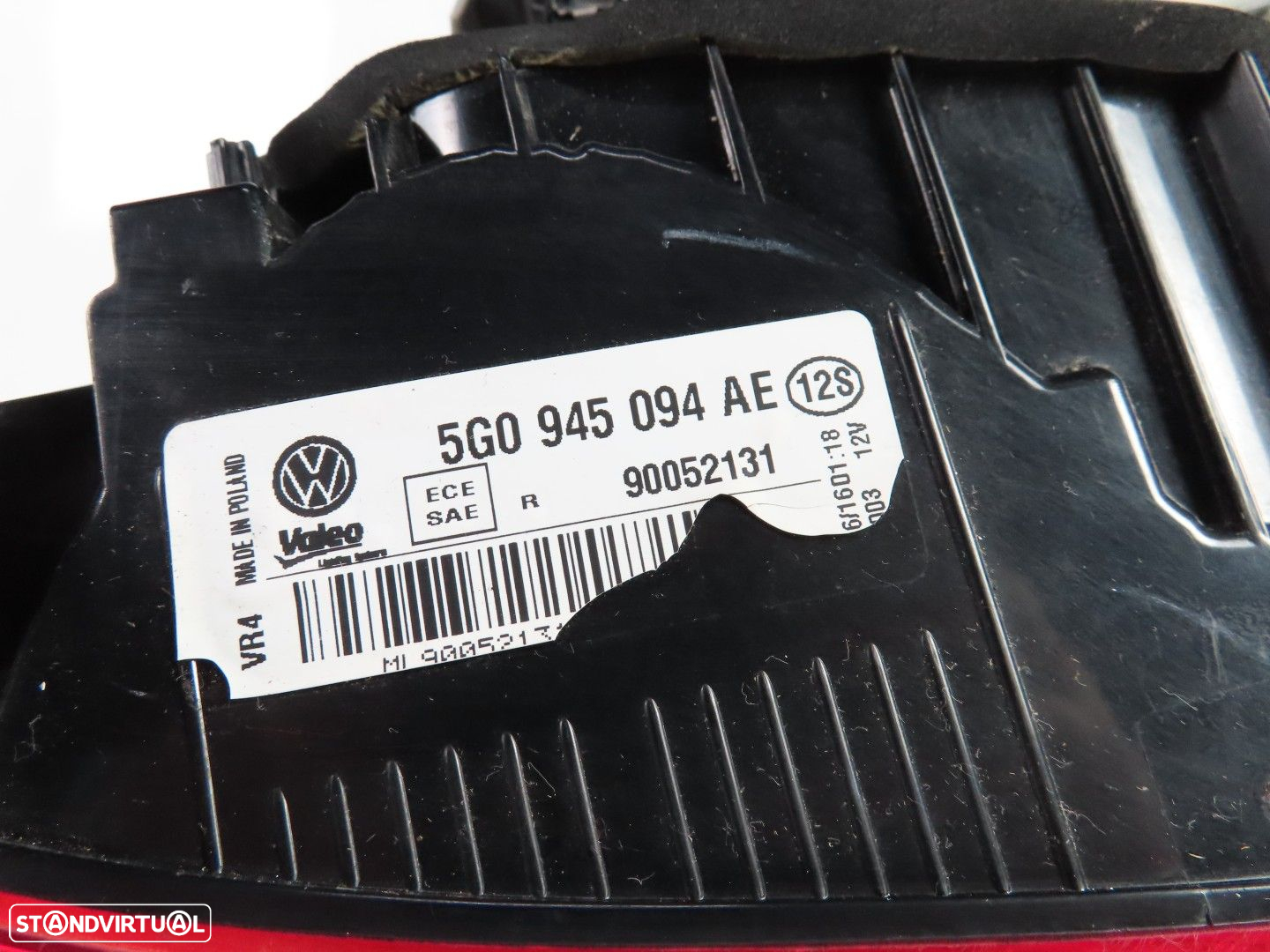 Farolim da mala Direito/Trás Usado / Original VW GOLF VII (5G1, BQ1, BE1, BE2) 5... - 4