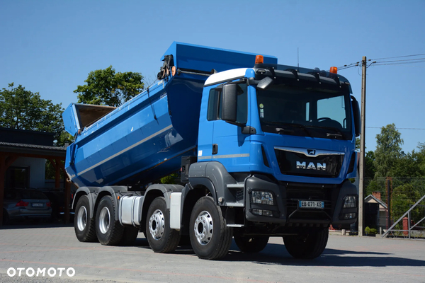 MAN TGS 480 / 2016r / 8x4 / Mulda / Retarder / Idealny stan / Mały przebieg