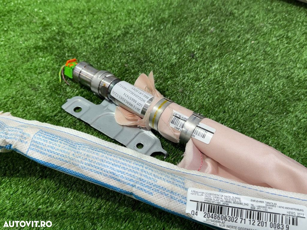 Airbag cortina stanga 2013 mercedes benz c220 c204 w204 cdi c-class coupe 2.2 diesel 2008-2014 - 6