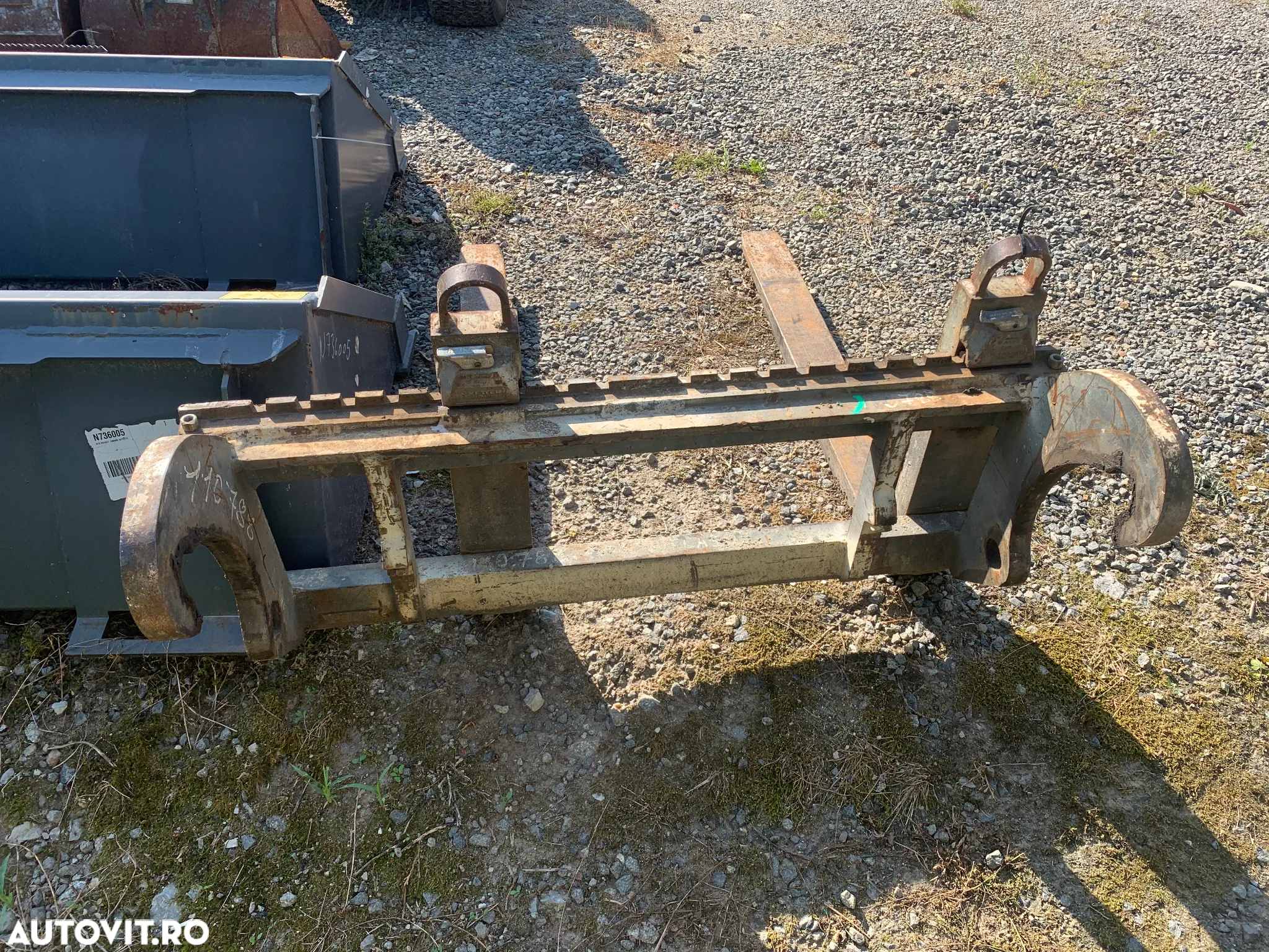 Furci Pentru incarcator frontal Komatsu sau utilaje de 5-10 Tone - 3