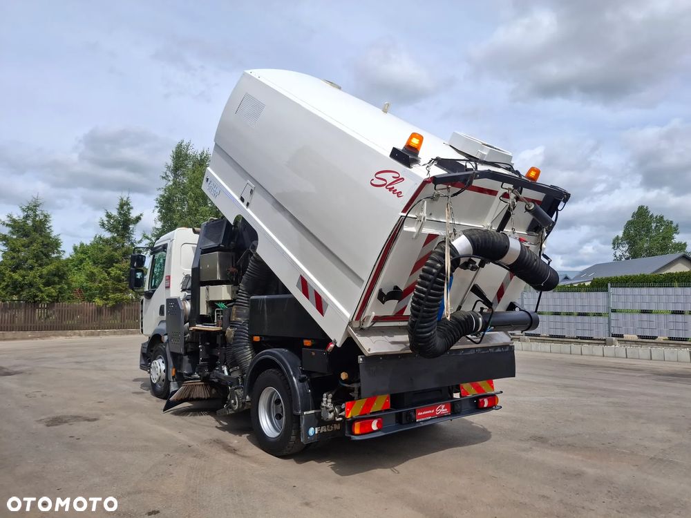 Renault D16 Midlum Zamiatarka FAUN Karcher Listwa Wysokiego Ciśnienia Euro 6 PM10 2 Silniki 2650 MTH Szczotki L/R Rura Do Liści - 16