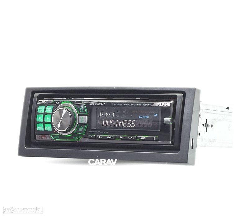 MOLDURA ADAPTADOR PRETO RADIO 1-DIN PARA PEUGEOT 407 COUPE CITROEN C5 - 4