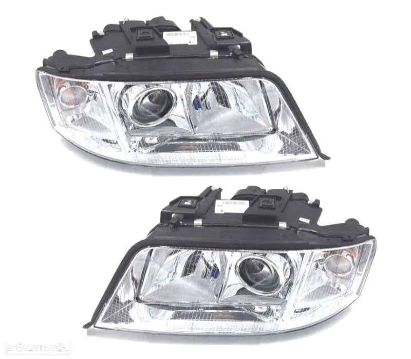 FARÓIS OPTICAS AUDI A6 97-99 - 1