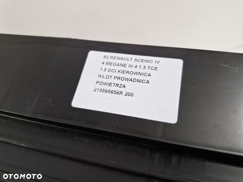 RENAULT SCENIC IV 4 MEGANE IV 4 1.3 TCE 1.5 DCI KIEROWNICA WLOT PROWADNICA POWIETRZA 215595656R - 2
