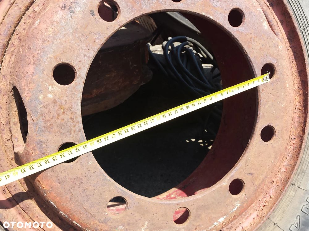 20” - koła r-20 cali - felgi stalowe DĘTKOWE do ciężarówki + opony 12.00 r20 cali , 10.00 - Ciezarowe Betoniarka HDS Dzwig Zwyzka Jelcz , Steyr , Man , Daf , Scania , Volvo itd - 13
