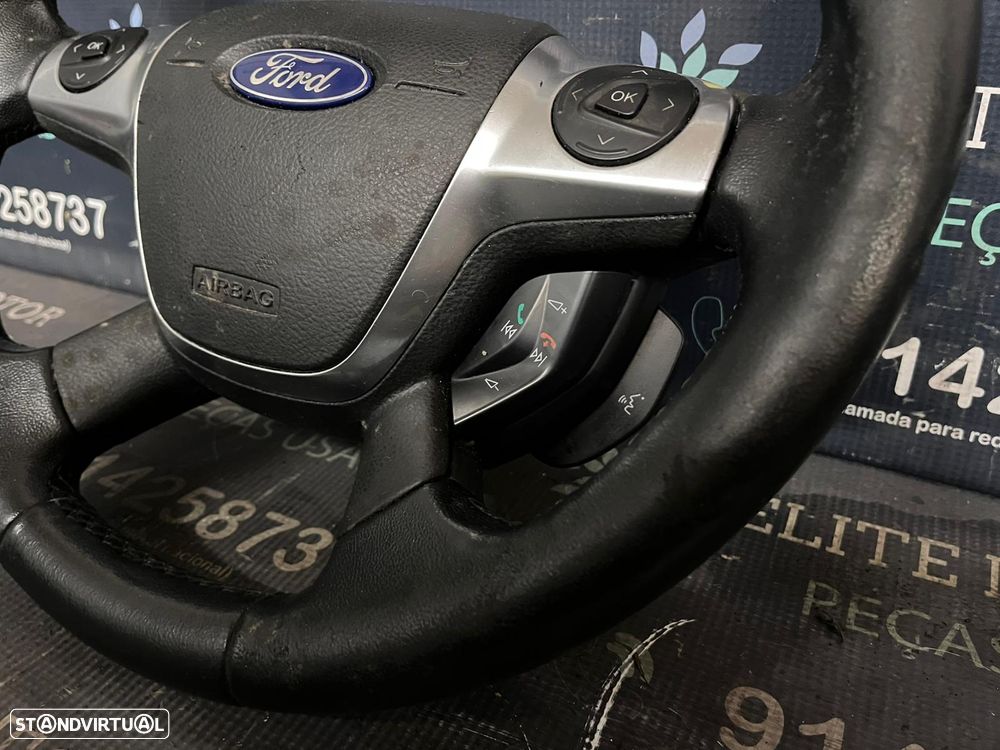 Volante usado pele com airbag FORD C-MAX II - 5