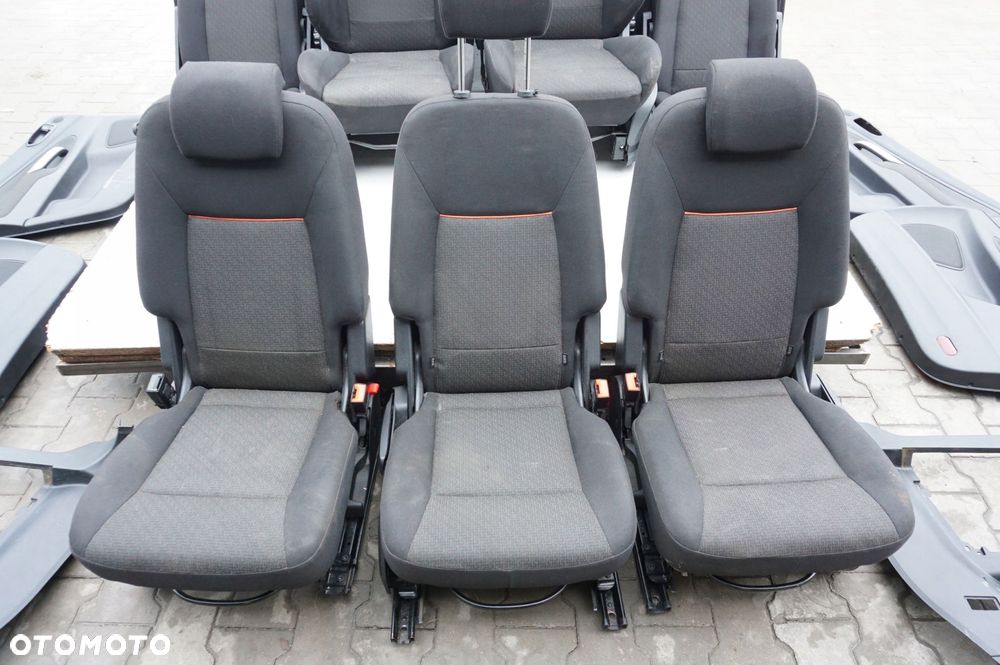 FOTELE SIEDZENIA WNĘTRZE 5 OSÓB FORD S-MAX MK1 - 4
