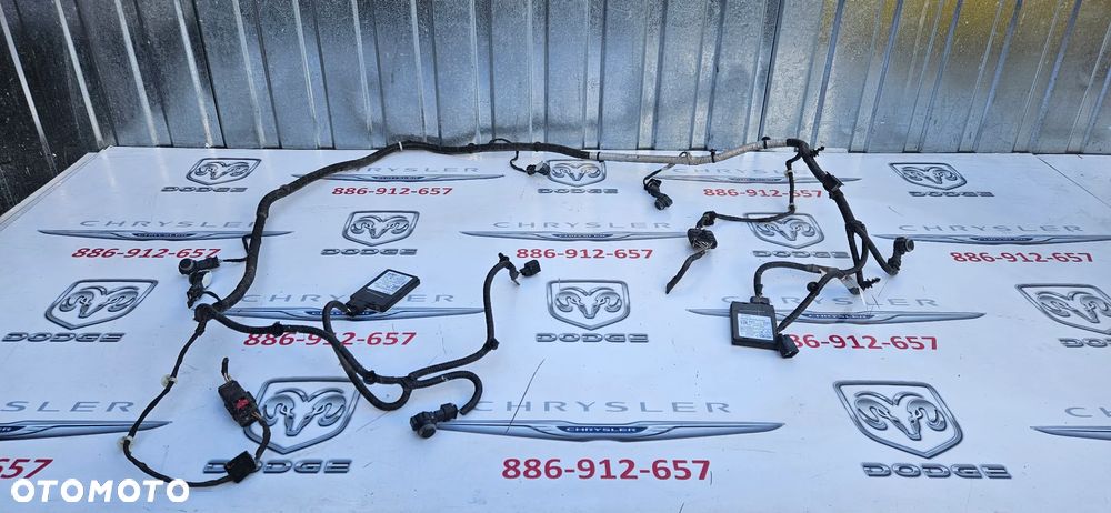 Chrysler Pacifica 2016- Instalacja zderzaka tylnego pod 6xPDC Wiązka PDC P68228597AE Czujnik parkowania PDC Czujnik PDC 5XG31GUVAA KOLOR PUV Moduł martwego pola Radar zderzaka tył  68306454AB - 1