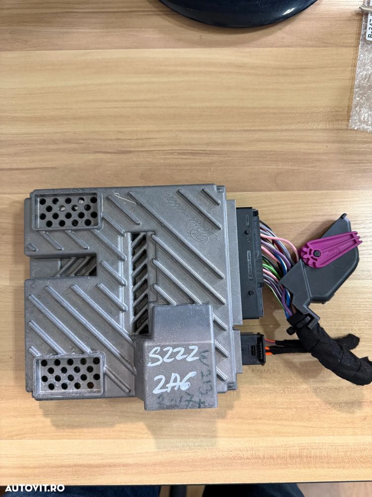 Statie amplificator burmester Mercedes W213 W222 Premium sound amplificator Mercedes cu mufe incluse - 1