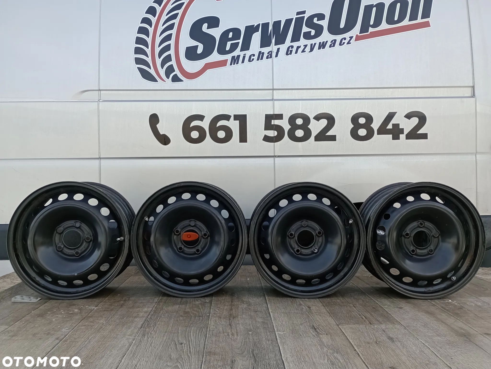 FELGI STALOWE 5x114 R16 6,5J ET47 Z TPMS Renault Trafic Megane Scenic Latitude Fluence Dacia Duster Fiat Talento Opel Vivaro - 1